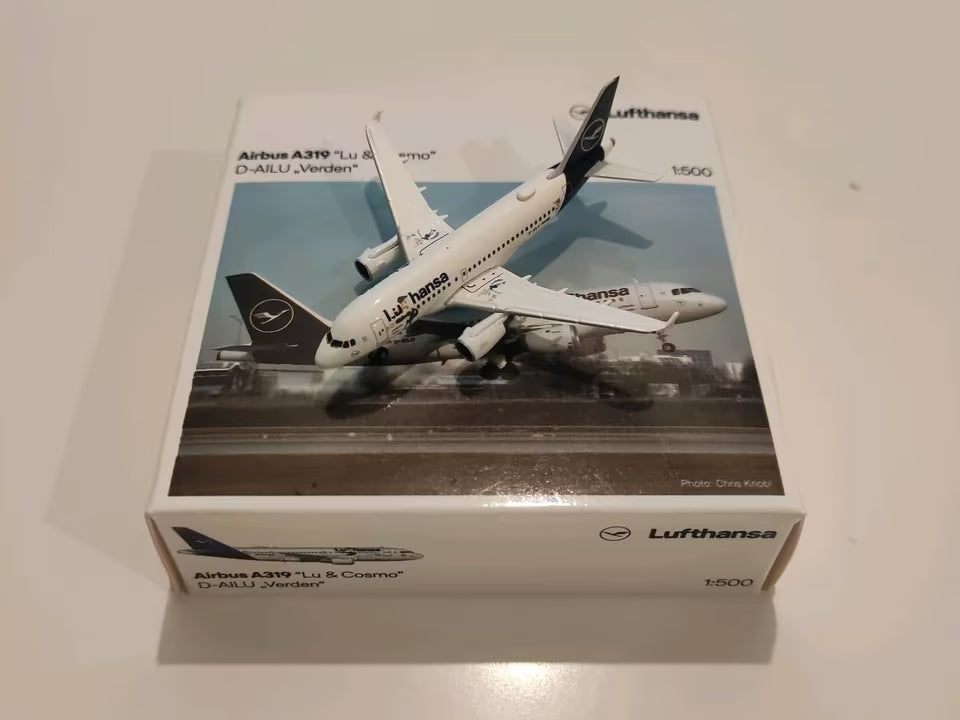 1/500 Lufthansa Airbus A319 "Lu" D-AILU "Verden"