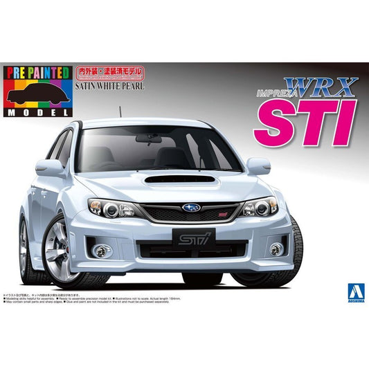 1/24 GRB IMPREZA WRX STI 5DOOR '10 (SATIN WHITE/PEARL) (SUBARU)