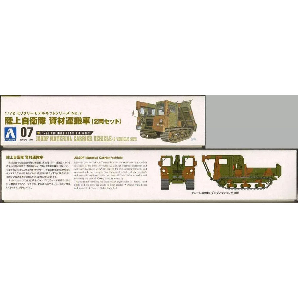 1/72 JGSDF MATERIAL CARRIER VEHICLE2 VEHICLE SET