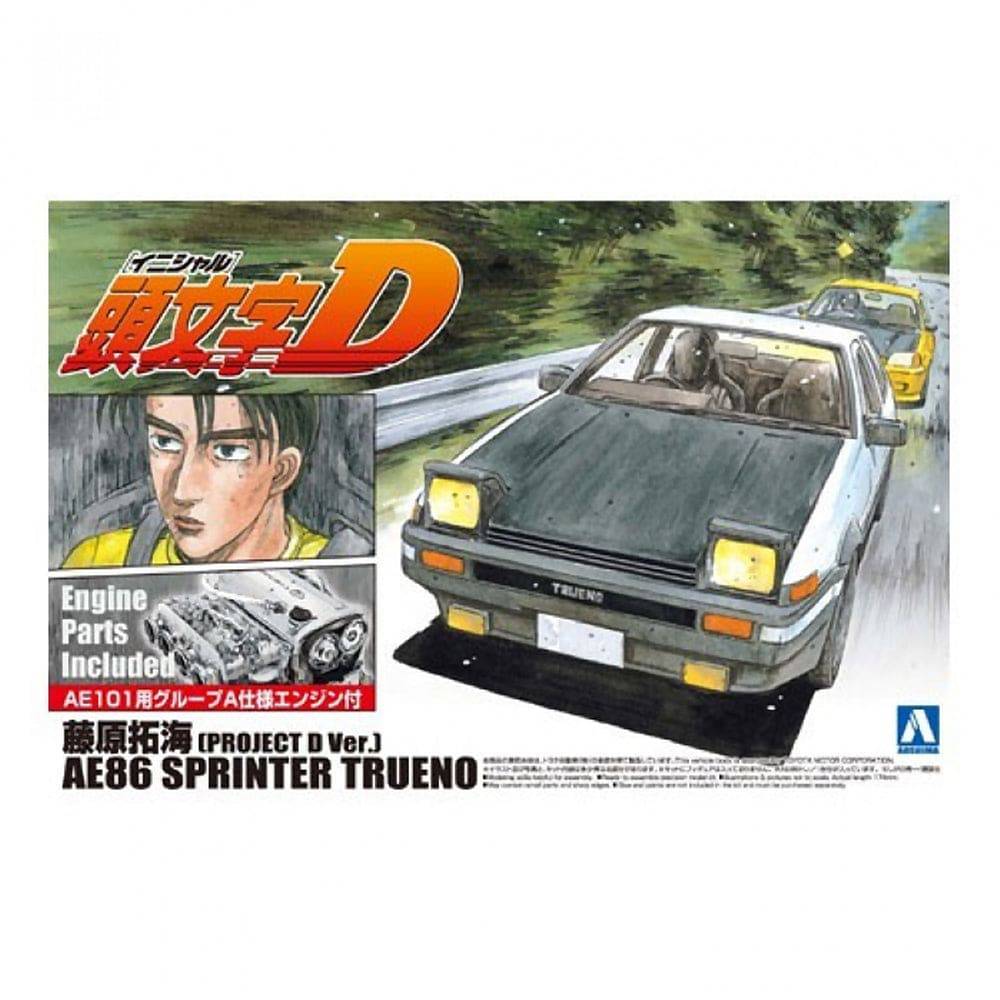 1/24 AE86 SPRINTER T RUENO PROJECT-D Ver.