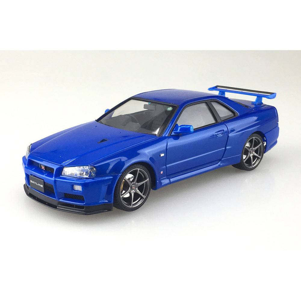 1/24 R34 SKYLINE GT-R V-SPEC 2 (Bayside Blue) (NISSAN)