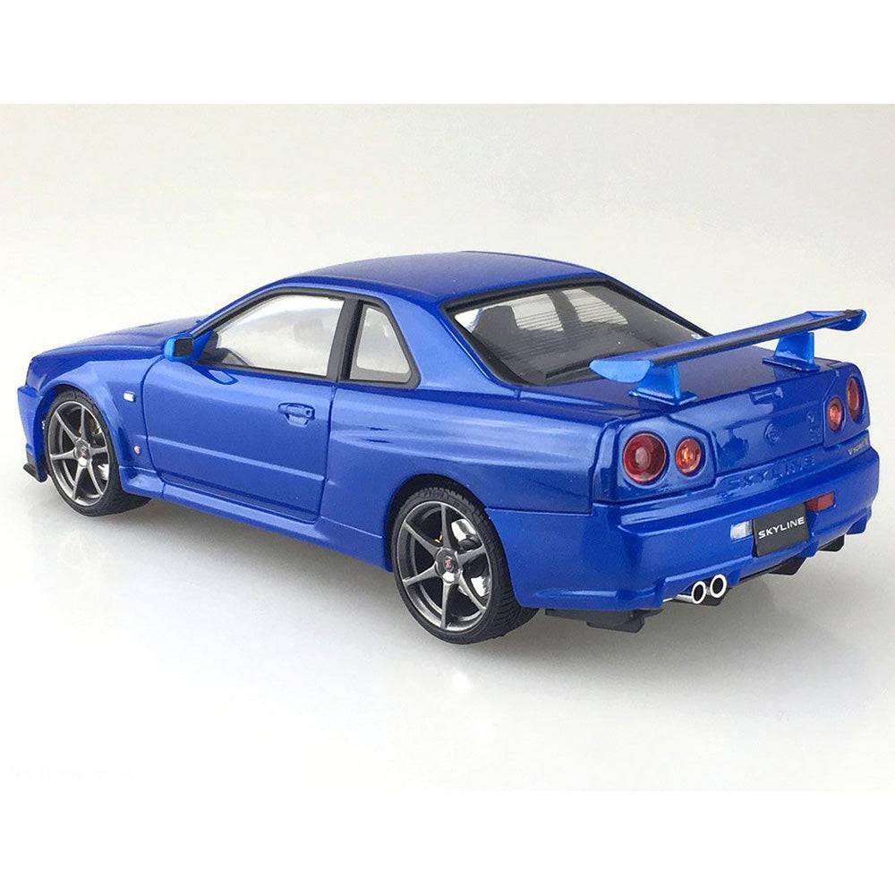 1/24 R34 SKYLINE GT-R V-SPEC 2 (Bayside Blue) (NISSAN)