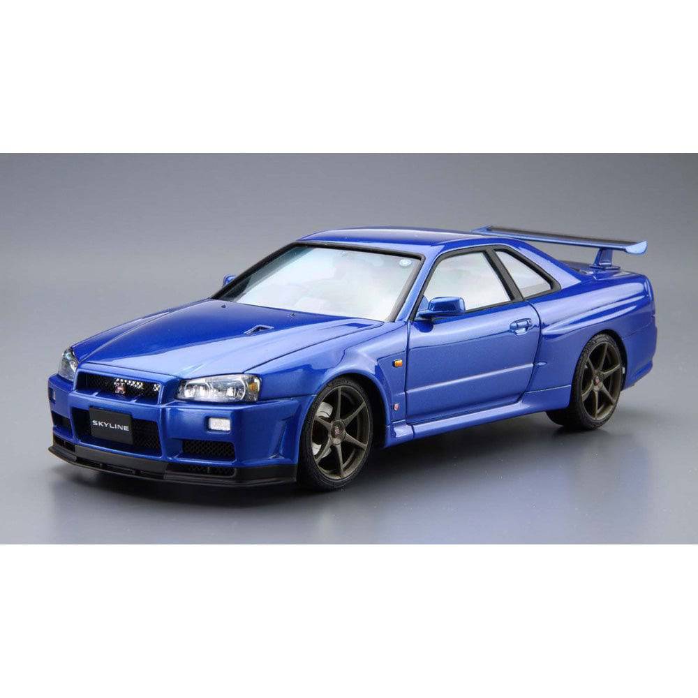 1/24 R34 SKYLINE GT-R V-SPEC 2 (Bayside Blue) (NISSAN)