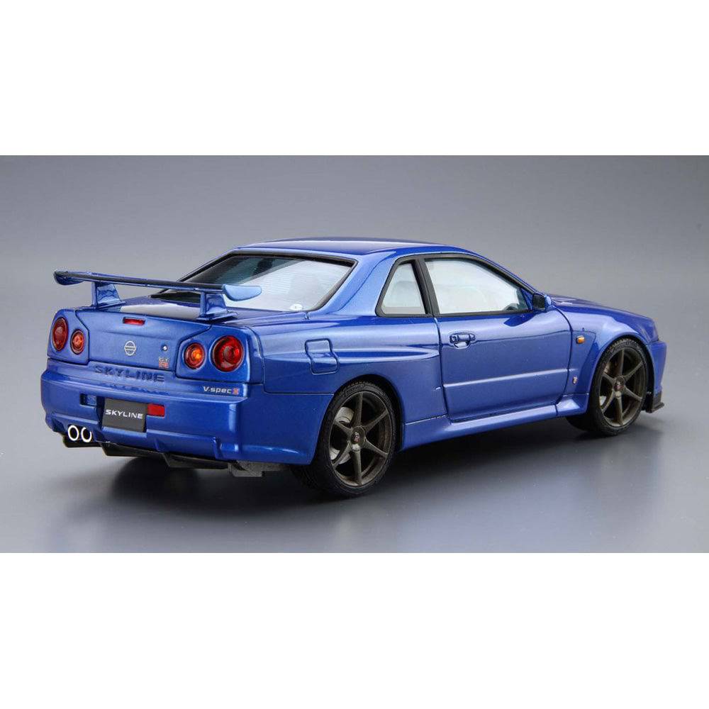 1/24 R34 SKYLINE GT-R V-SPEC 2 (Bayside Blue) (NISSAN)