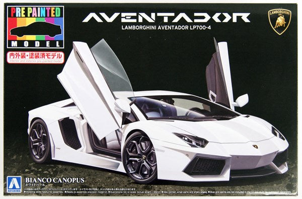 1/24 LAMBORGHINI AVENTADOR LP700-4 WHITE PEARL