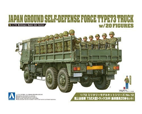 1/72 JGSDF TYPE73 TRUCK w/20 INFANTRY FIGURES