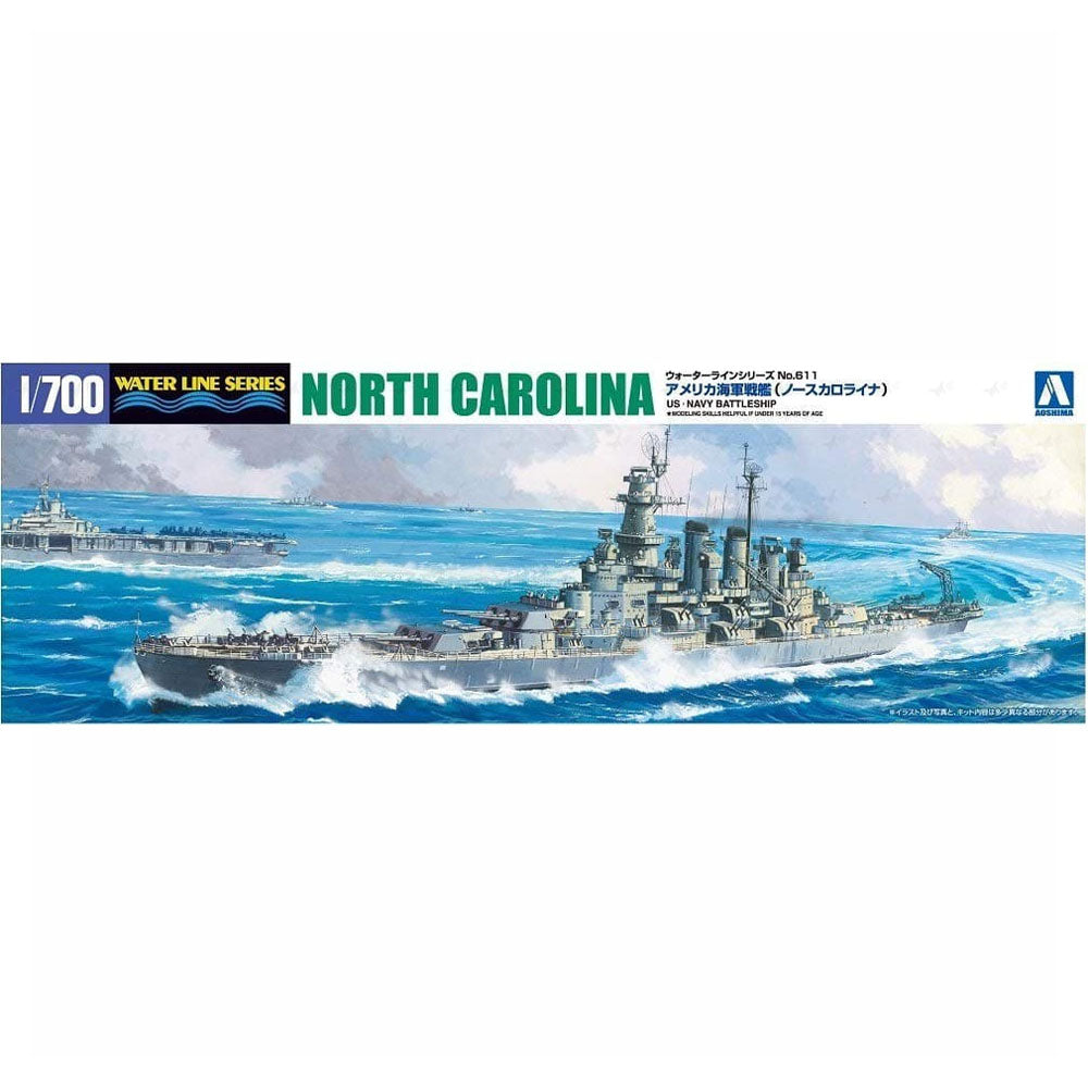 1/700 US NAVY BATTLESHIP NORTH CAROLINA