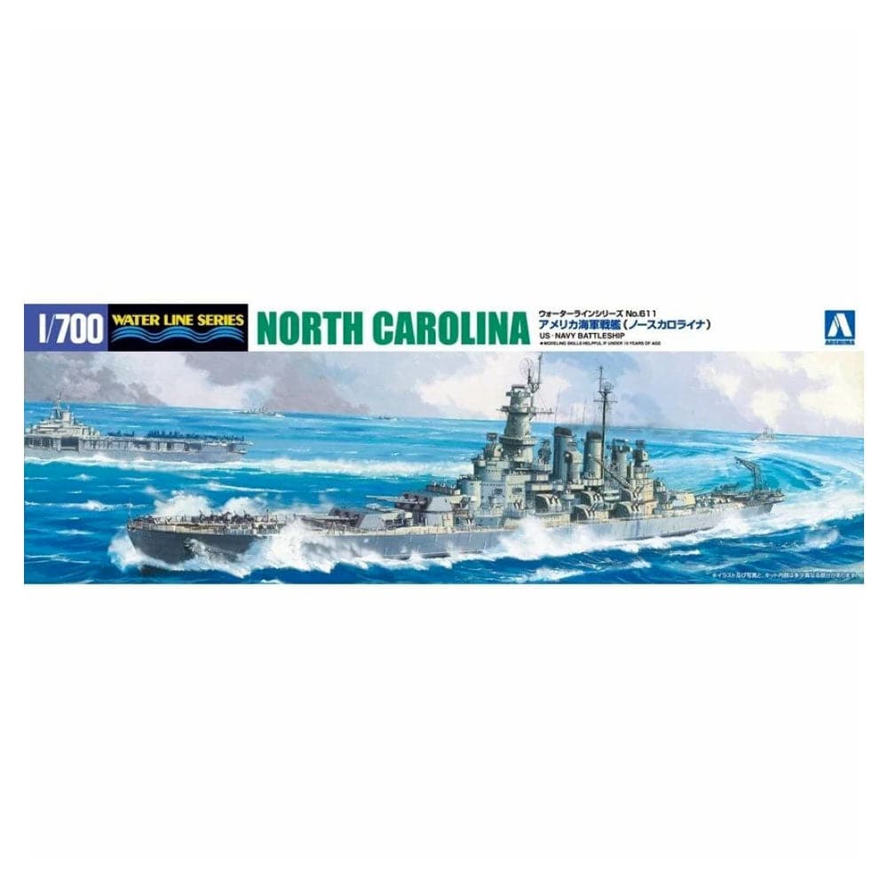 1/700 US NAVY BATTLESHIP NORTH CAROLINA