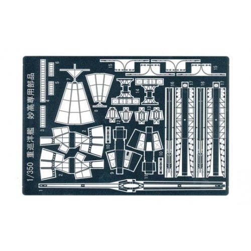 1/350 I.J.N. HEAVY CRUISER MYOKO PHOTO-ETCHED PARTS