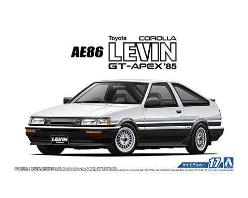 1/24 TOYOTA AE86 COROLLA LEVIN GT-APEX 85