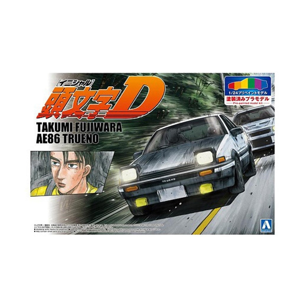 1/24 INITIAL D FUJIWARA TAKUMI AE86 TRUENO PROJECT D Ver.