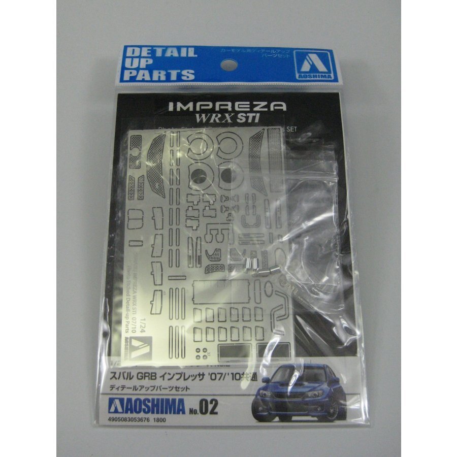 1/24 SUBARU GRB IMPREZA '07/'10 COMMON DETAIL-UP PARTS