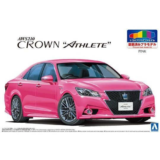 1/24 TOYOTA AWS210 CROWN ATHLETE G '13 (PINK)