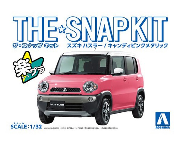 1/32 SNAP SUZUKI HUSTLER (Candy Pink Metallic)