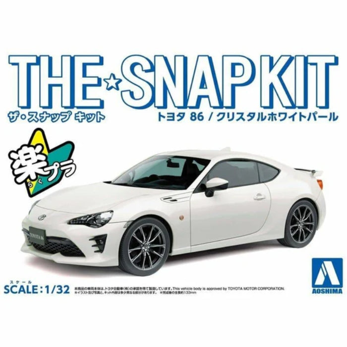 1/32 TOYOTA 86 Crystal White Pearl