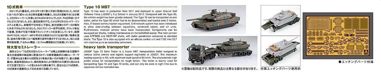 1/72 JGSDF TYPE10 MB  HEAVY SEMI TRACK TRAILER