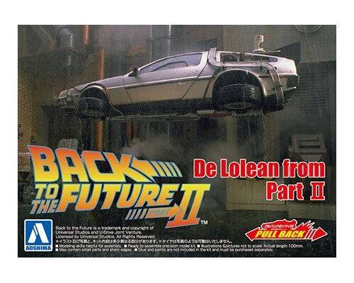 BACK TO THE FUTURE 1/43 Pullback DELOREAN from PART 2