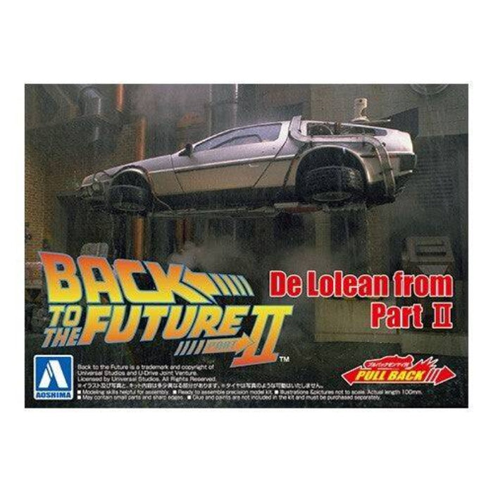 BACK TO THE FUTURE 1/43 Pullback DELOREAN from PART 2