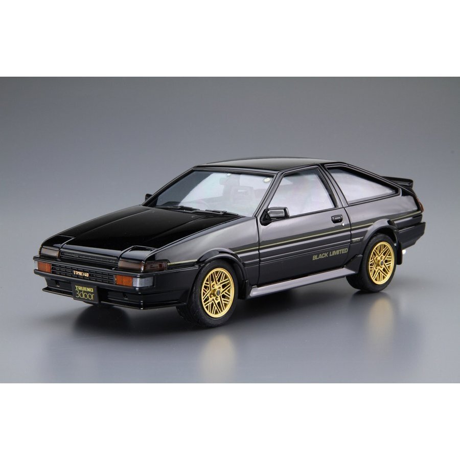 1/24 TOYOTA AE86 SPRINTER TRUENO GT-APEX BLACK LIMITED '86