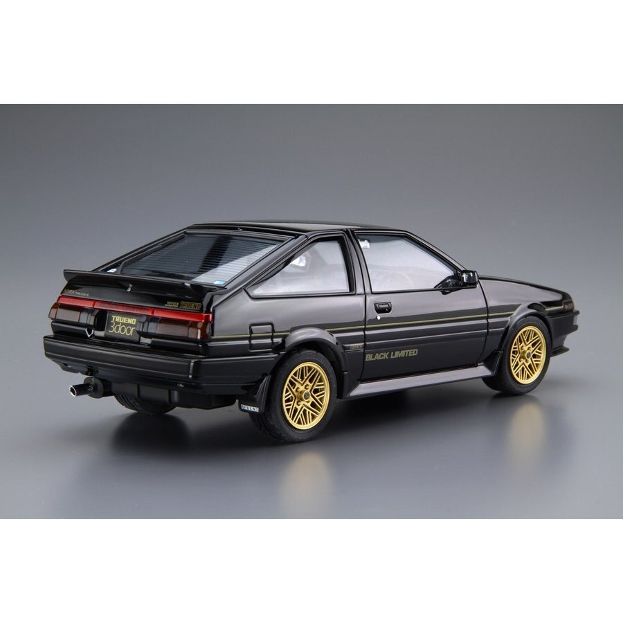 1/24 TOYOTA AE86 SPRINTER TRUENO GT-APEX BLACK LIMITED '86