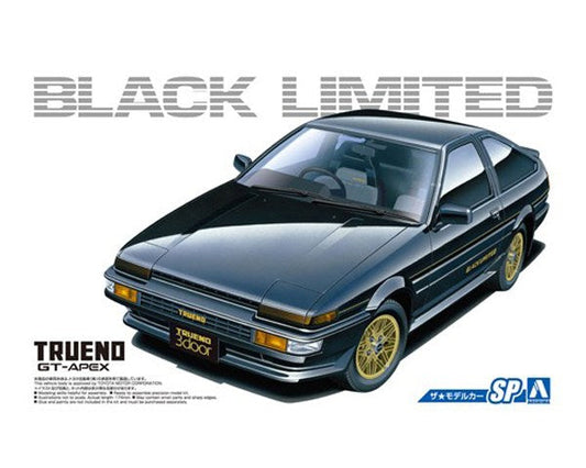 1/24 TOYOTA AE86 SPRINTER TRUENO GT-APEX BLACK LIMITED '86