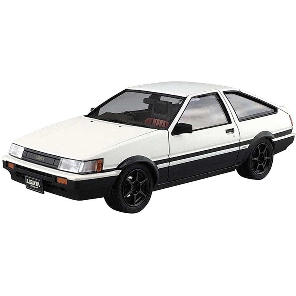 1/24 TOYOTA AE86 LEVIN 83 WHITE/BLACK