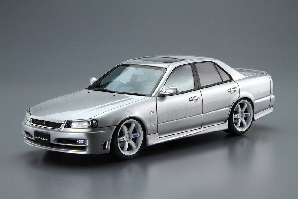 1/24 NISSAN ER34 SKYLINE 25GT TURBO 01 with CUSTOM WHEELS