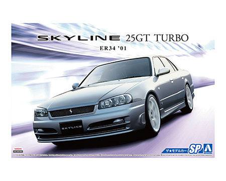 1/24 NISSAN ER34 SKYLINE 25GT TURBO 01 with CUSTOM WHEELS