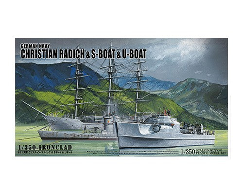 1/350 Christian Radich and S-BOAT and U-BOAT