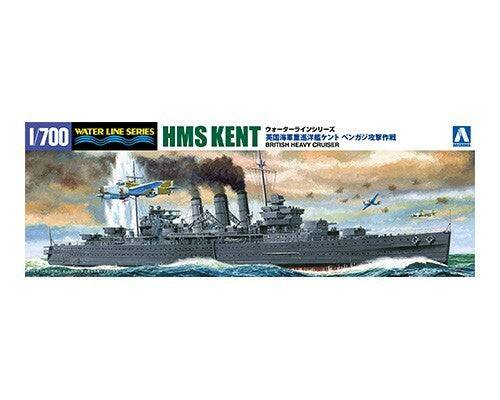 1/700 BRITISH HEAVY CRUISER KENT ATTACK OF BENGHAZI