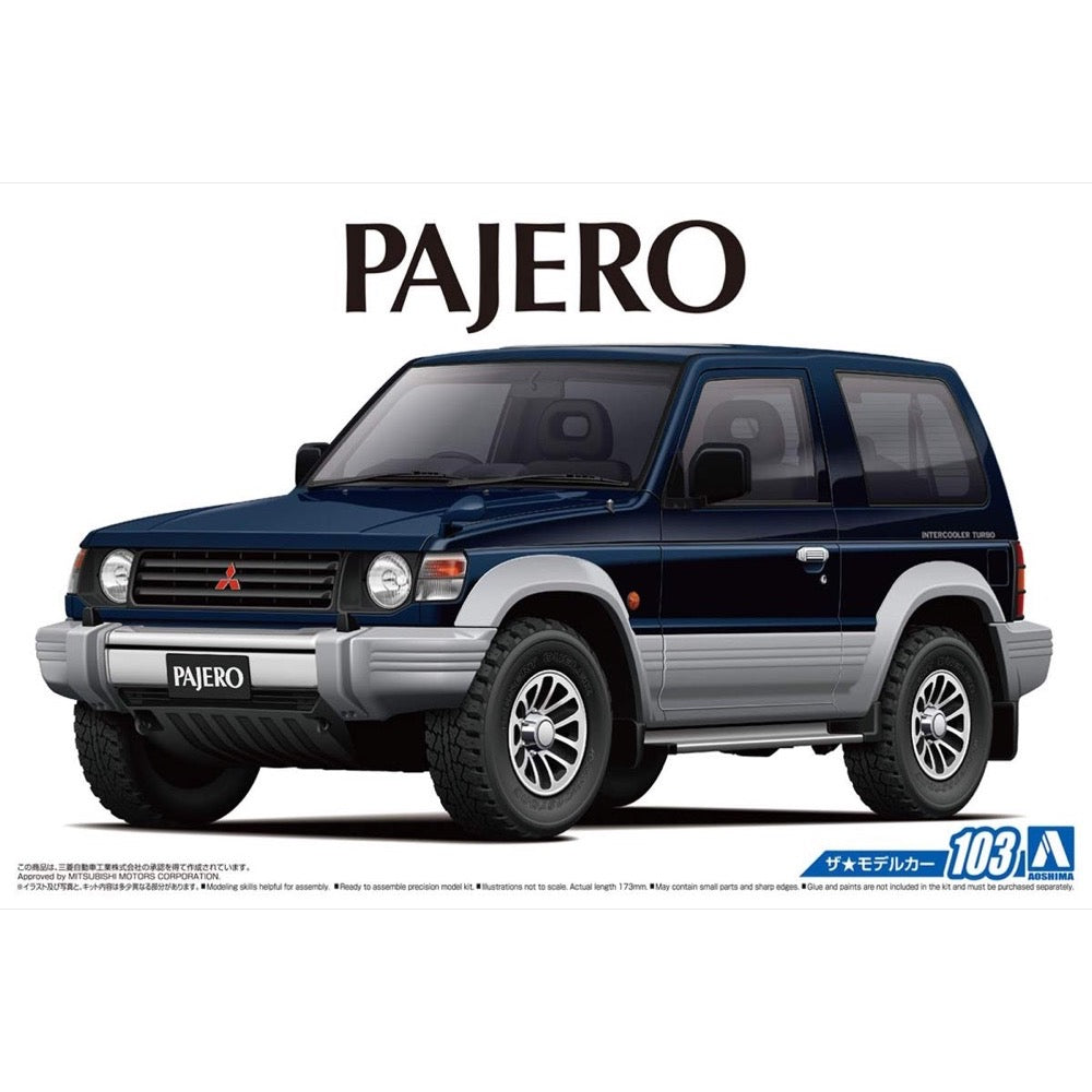 1/24 MITSUBISHI V24WG PAJERO METAL TOP WIDE XR-II 91