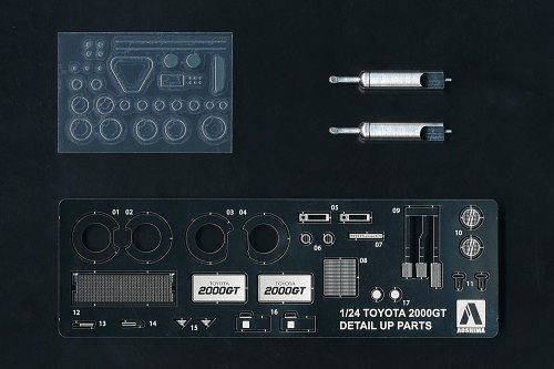 1/24 TOYOTA MF10 2000GT '69 DETAIL-UP PARTS