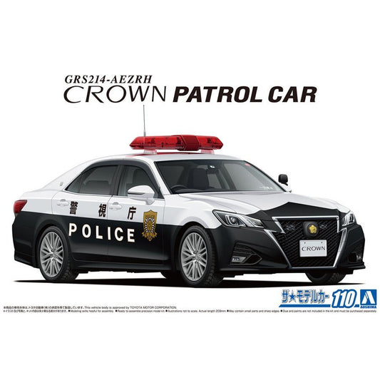 1/24 TOYOTA GRS214 CROWN PATROL CAR FOR TRAFFIC CONTROL '16