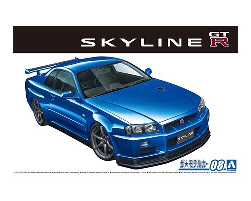 1/24 NISSAN BNR34 SKYLINE GT-R V-spec II 02