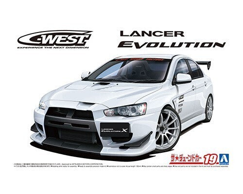 1/24 C-WEST CZ4A LANCER EVOLUTION X 07 MITSUBISHI