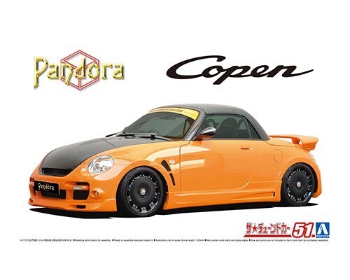 1/24 PANDORA TYPE887 EVO II L880K COPEN 02 DAIHATSU