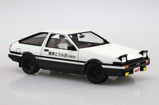 1/24 FUJIWARA TAKUMI AE86 TRUENO PROJECT-D Ver. with Figure