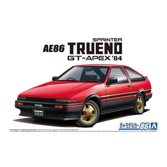 1/24 TOYOTA AE86 SPRINTER TRUENO GT-APEX 84