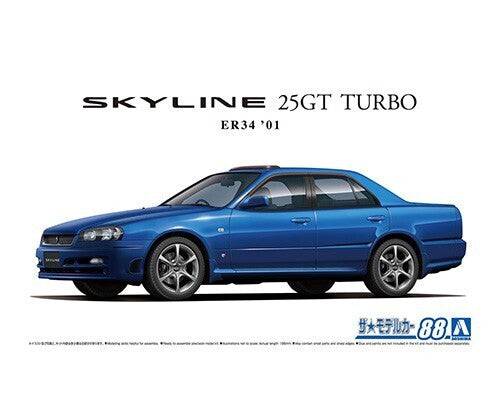 1/24 NISSAN ER34 SKYLINE 25GT TURBO 01