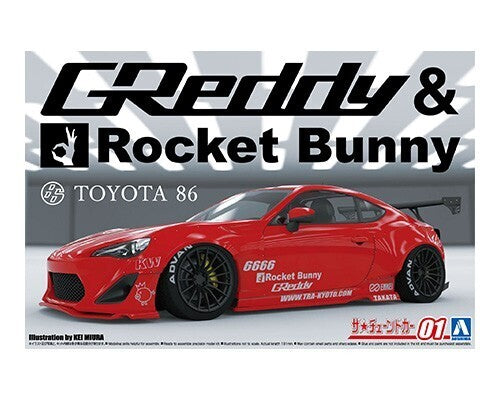 1/24 ZN6 TOYOTA 86 12 GREDDYandROCKET BUNNY ENKEI Ver. TOYOTA