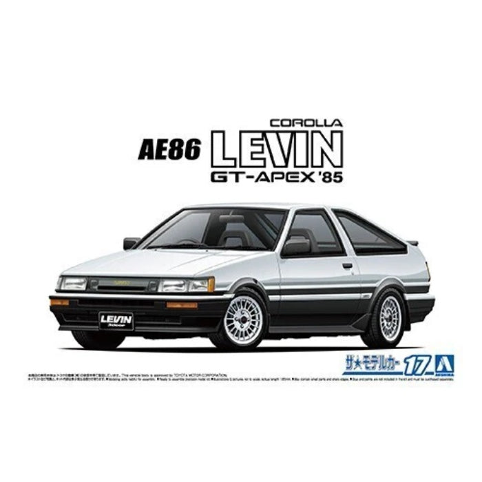 1/24 TOYOTA AE86 COROLLA LEVIN GT-APEX 85