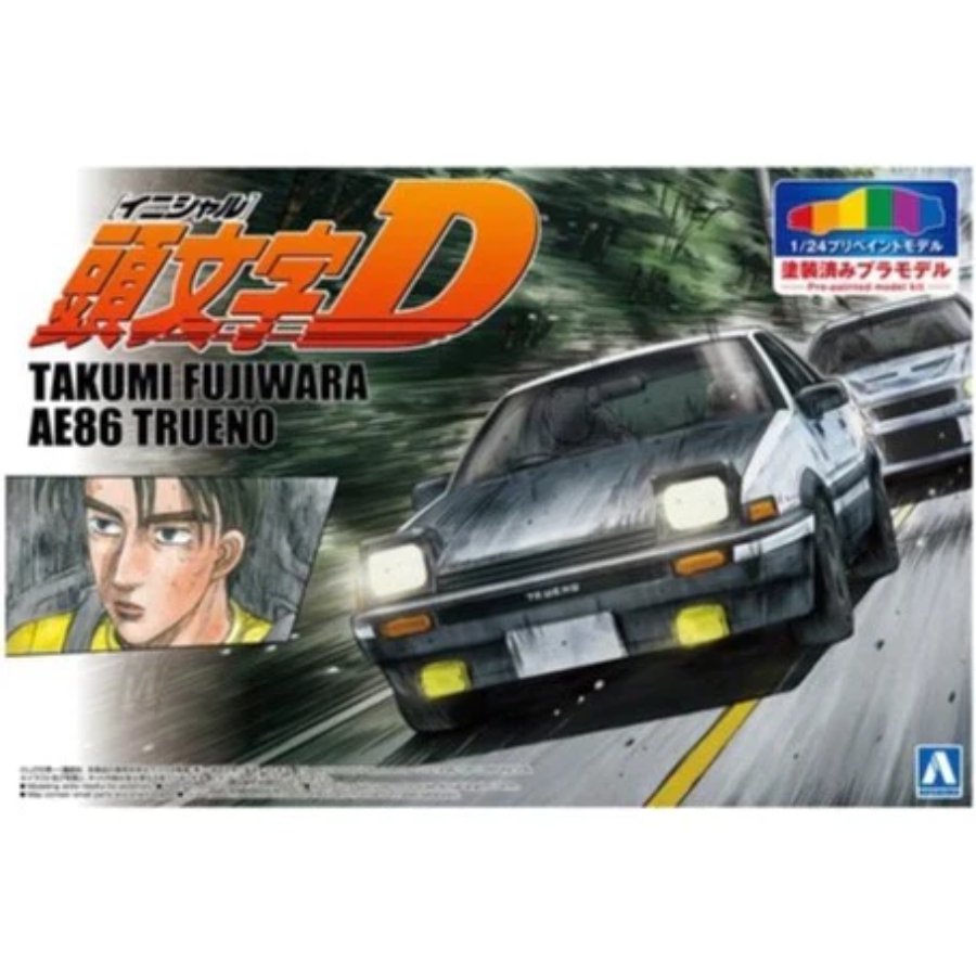 1/24 INITIAL D FUJIWARA TAKUMI AE86 TRUENO PROJECT D Ver.