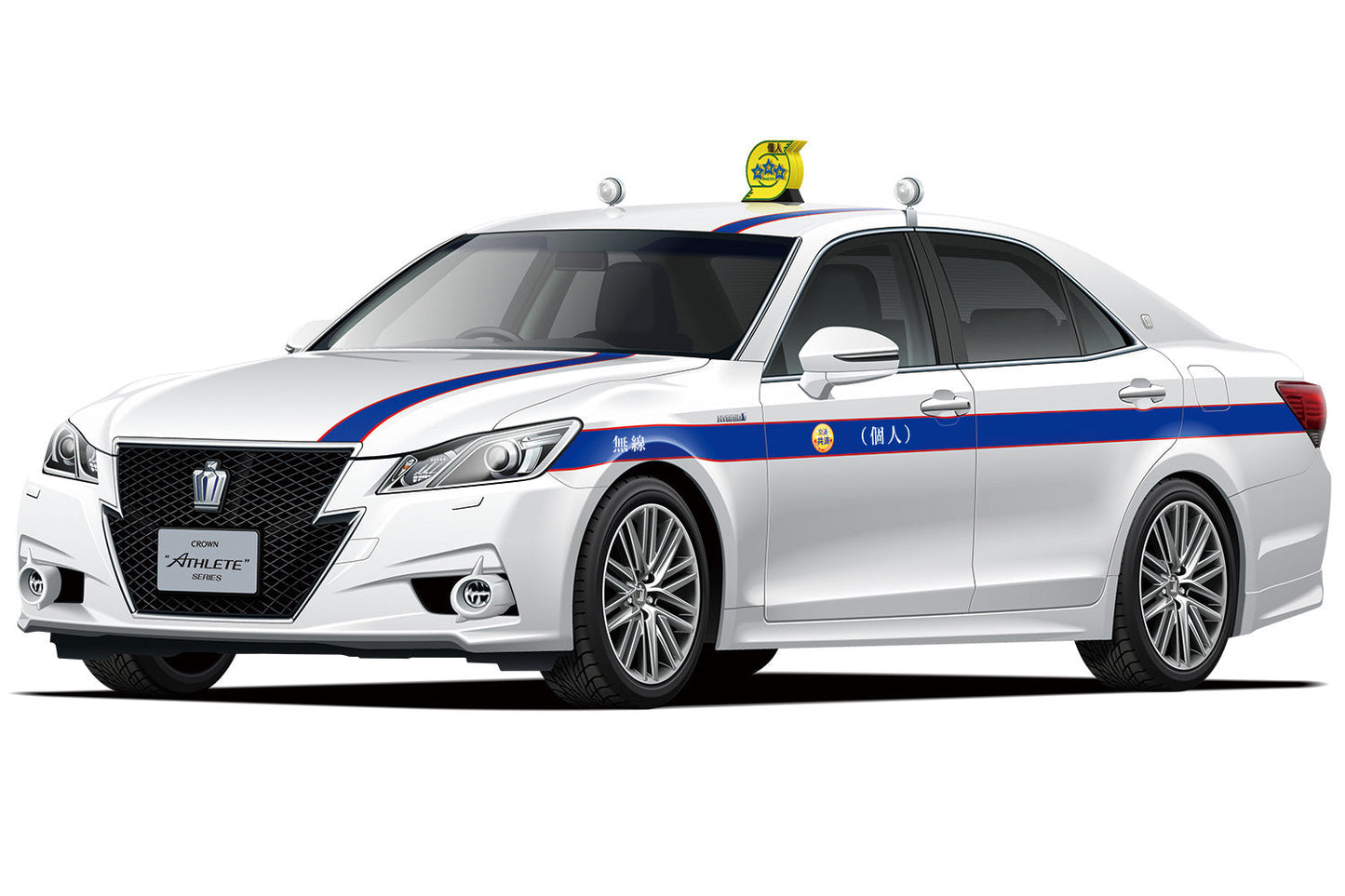 1/24 TOYOTA ARS210 CROWN ATHLETE '13 Tokyo Individual Taxi Cooperative