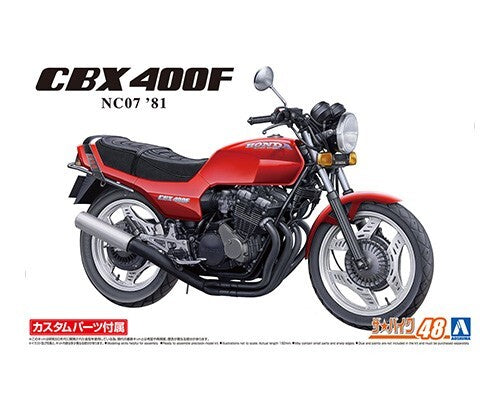 1/12 HONDA NC07 CBX400F Monza Red