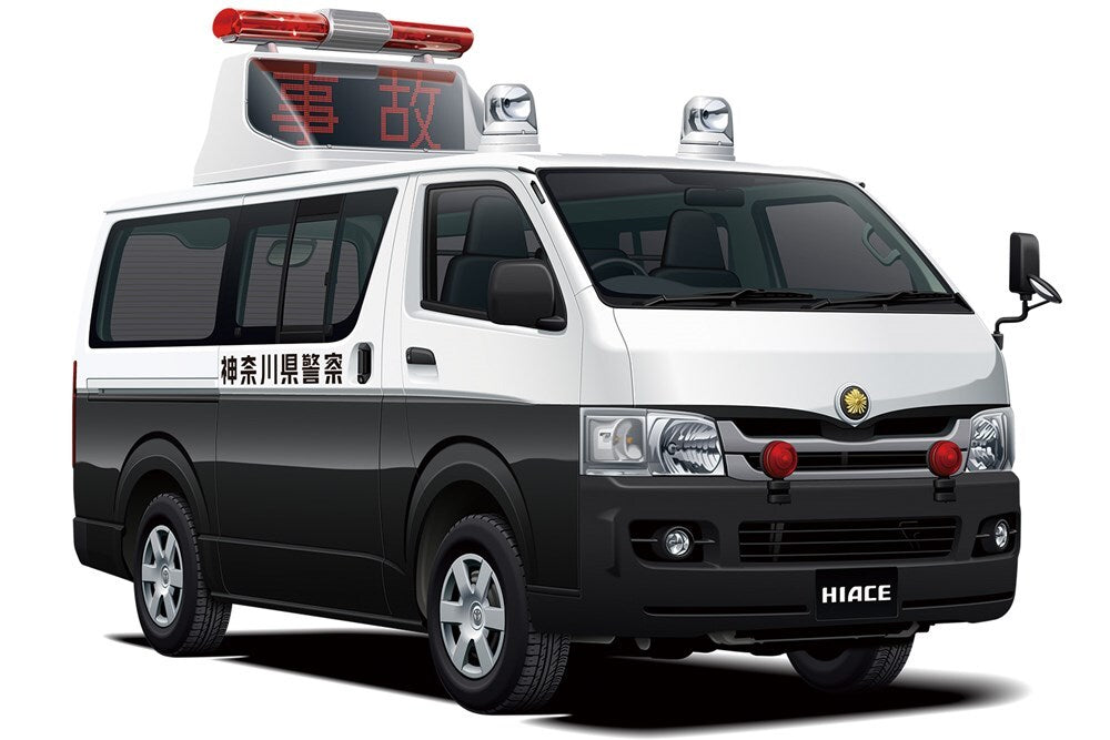 1/24 TOYOTA TRH200V HIACE Patrol Car 07