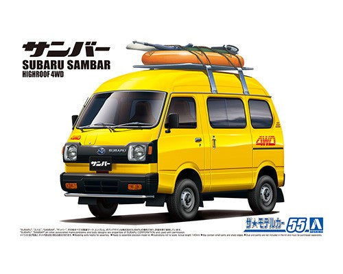 1/24 SUBARU TT1 SAMBAR HIGH-ROOF 4WD 80