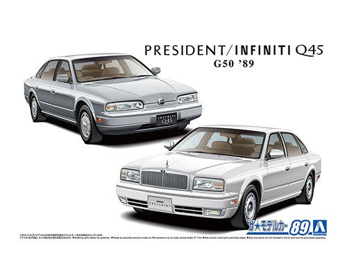 1/24 NISSAN G50 PRESIDENT/INFINITI Q45 89