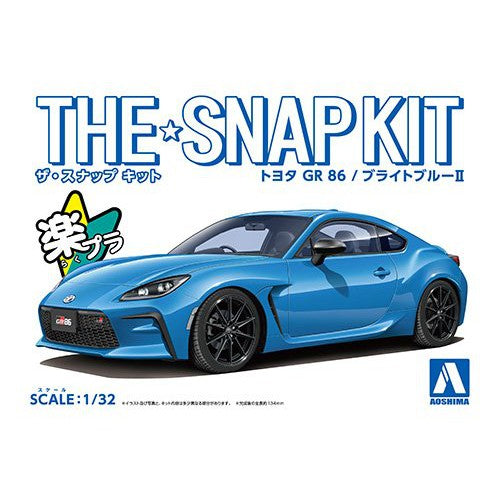 1/32 Snap Toyota GR 86 (Bright Blue)