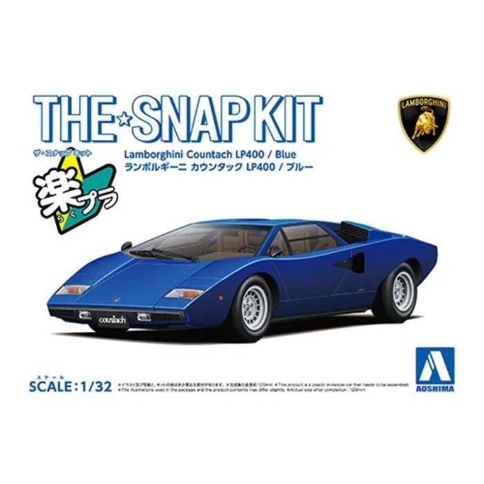 1/32 SNAP Lamborghini Countach LP400 (Blue)