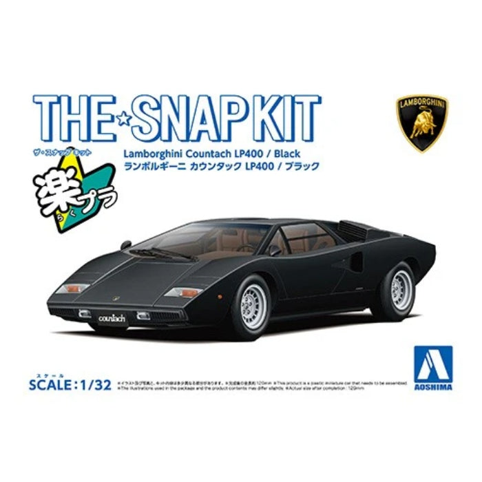 1/32 SNAP Lamborghini Countach LP400 (Black)